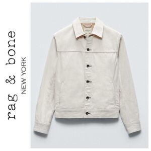 🆕 Rag & Bone Owen Denim Trucker Jacket Classic Fit Size XS